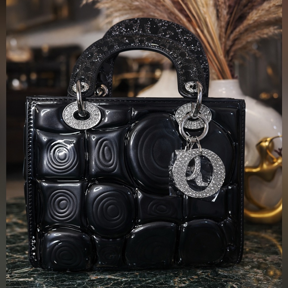 Patent Leather Mini Tote Bag